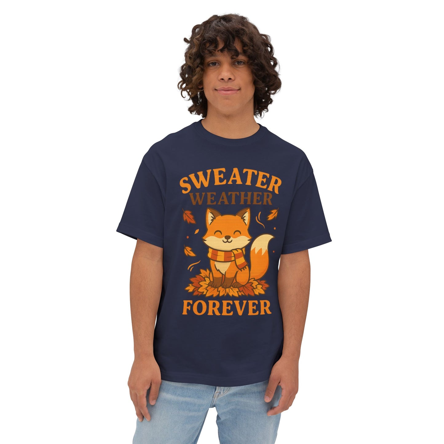 Autumn Fox Cozy Sweater Weather Tee