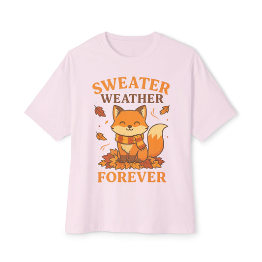 Autumn Fox Cozy Sweater Weather Tee
