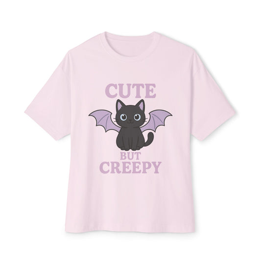 Cute but Creepy Cat Oversized Tee
